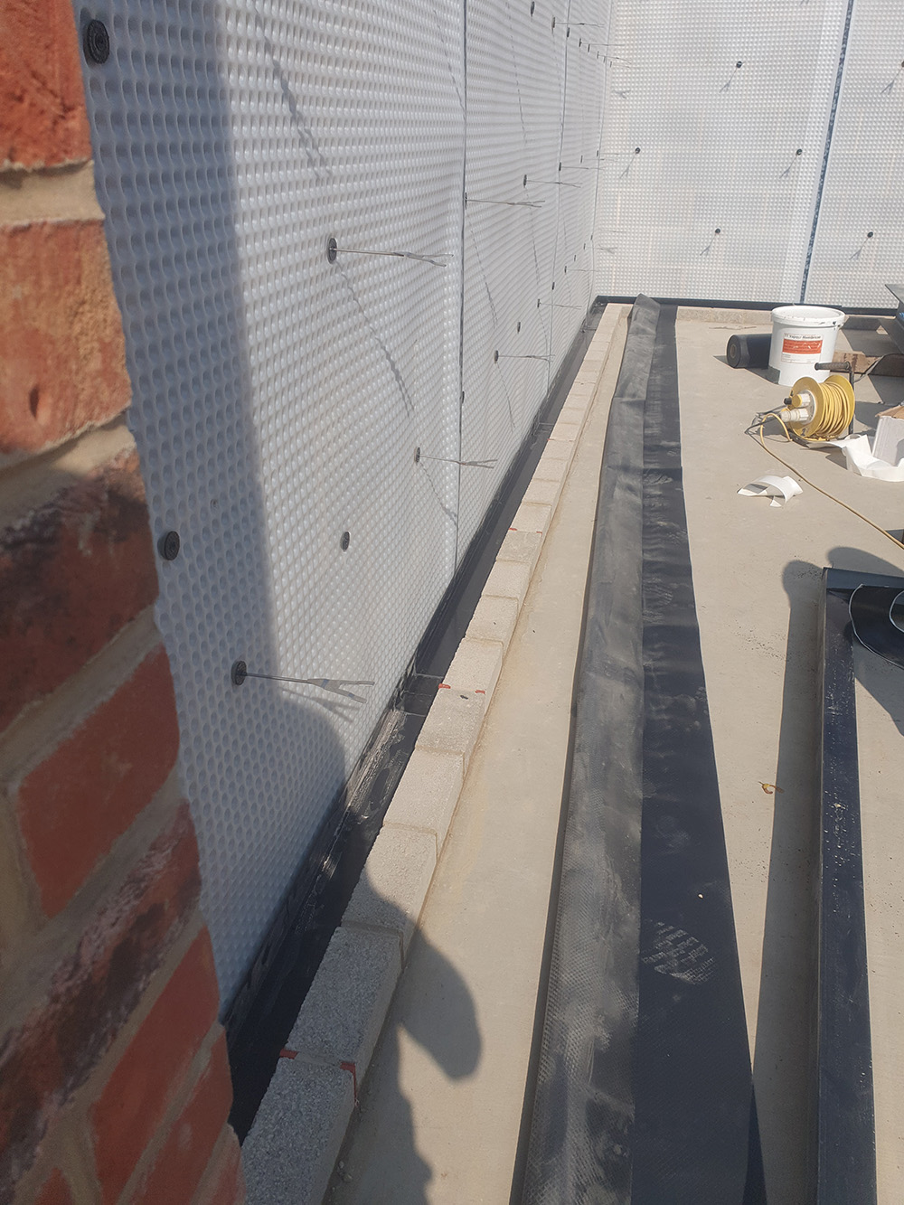 Combined Waterproofing System for New Build Garage