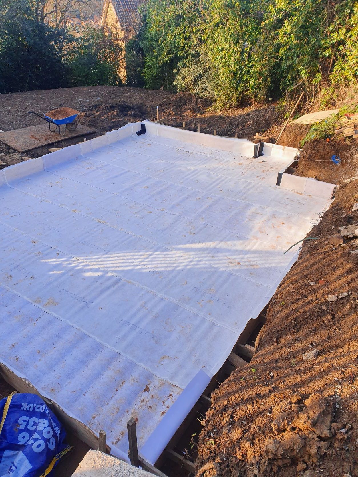 Delta DualProof Membrane Installed as First Phase of New Build Basement