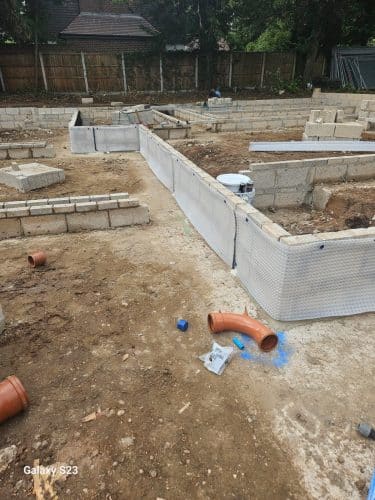 Grange Villa cavity drain